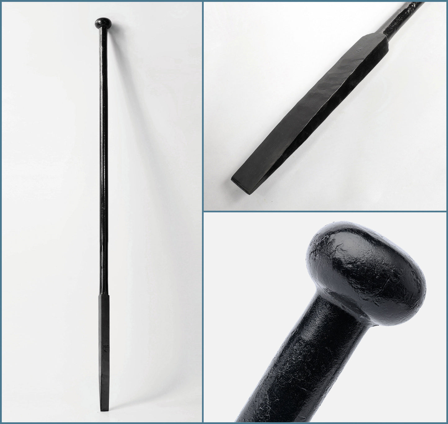 Pflasterbrechstange schwere Ausführung mit Spaten